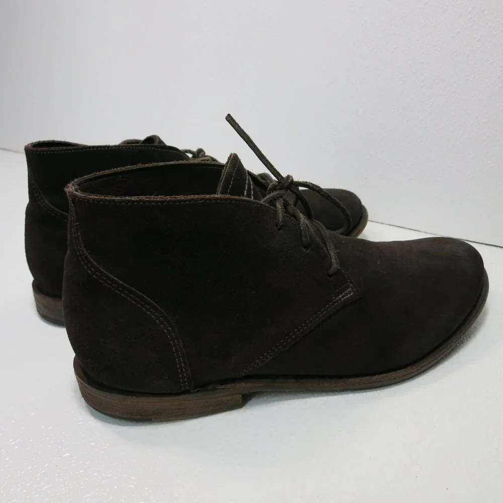 Vintage Suede Leather Chukka Boots Comfort Dress Footwear Shoes Men's 10.5 M